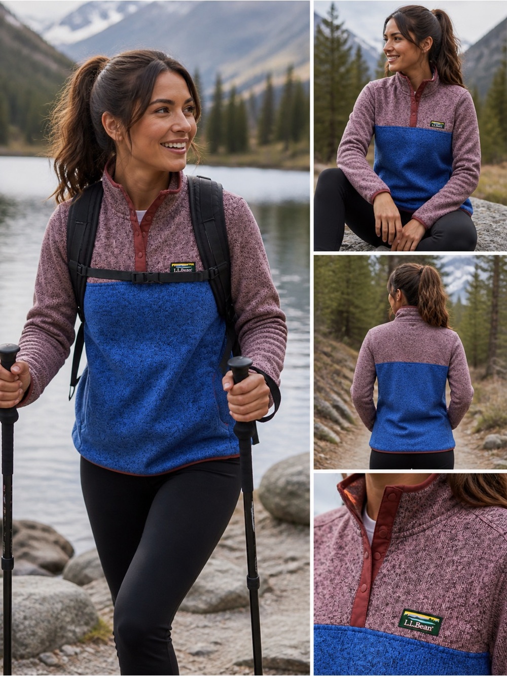 ✨ L.L.Bean Women’s Pullover Fleece – Size XS